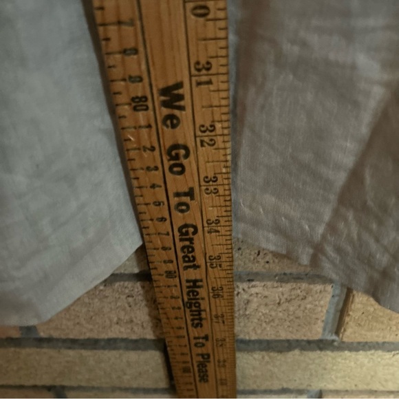 Theory Didianne Tierra Wash Linen Blend Sleeveless Shift Dress Beige Tan Size 6 - Picture 7 of 8